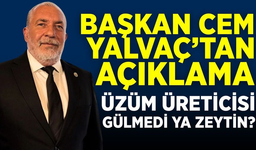 Başkan Yalvaç "Çiftçinin eline ortalama 75-85 TL geçmeli"