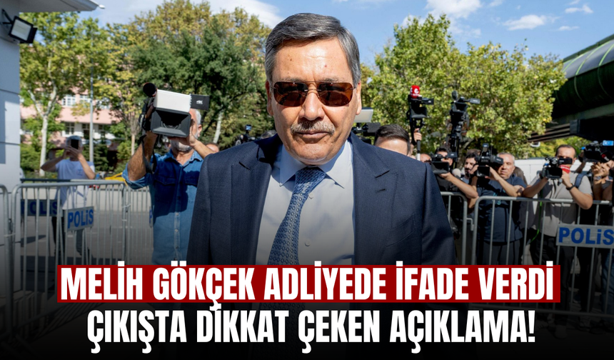 Melih Gökçek’ten adliye çıkışı dikkat çeken sözler: “Televizyonlarda bol bol konuşacağız”