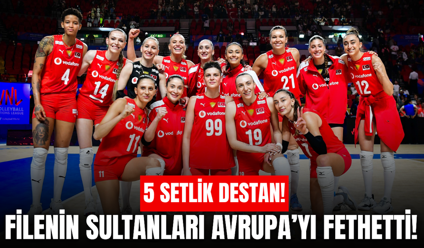 A Milli Kadın Voleybol Takımı Avrupa şampiyonu oldu!