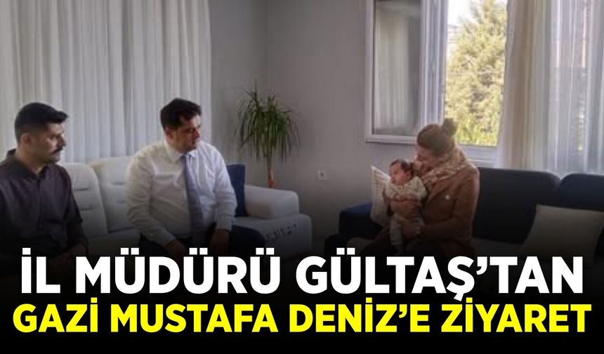 Manisa'da Kuduret Gültaş'tan gaziye vefa ziyareti