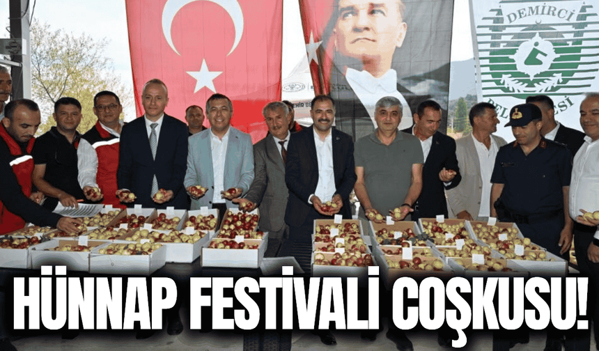 İlçede ilk hünnap festivali büyük ilgi gördü!