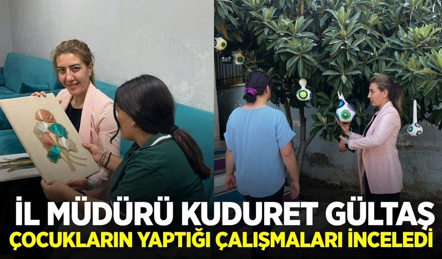 Kuduret Gültaş'tan çocuk evleri sitesine ziyaret