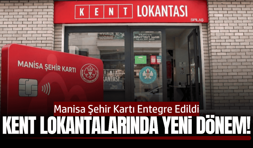 Kent Lokantalarında yeni dönem!