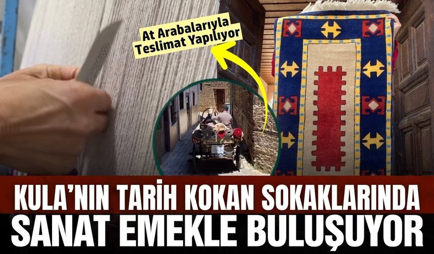 Kula’da Zamana Yolculuk: Halılar Dokunuyor, At Arabalarıyla Teslim Ediliyor
