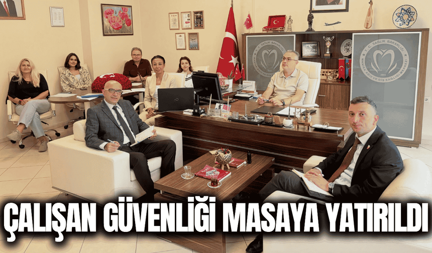 Manisa Ağız ve Diş Sağlığı Merkezi’nde İSG mesaisi