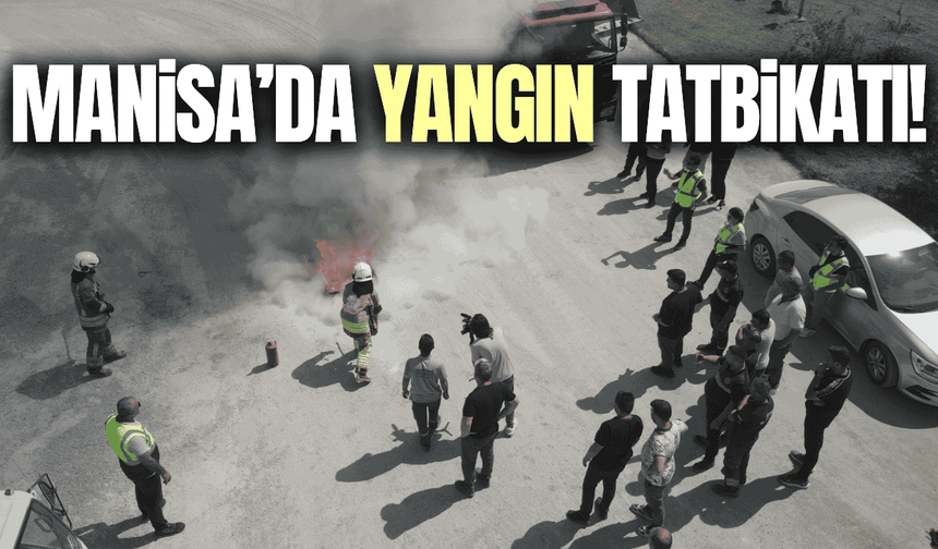 Manisa Büyükşehir personeline yangın ve tahliye tatbikatı