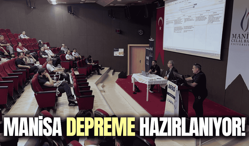 Afetlere dirençli Manisa için İRAP çalıştayı başladı