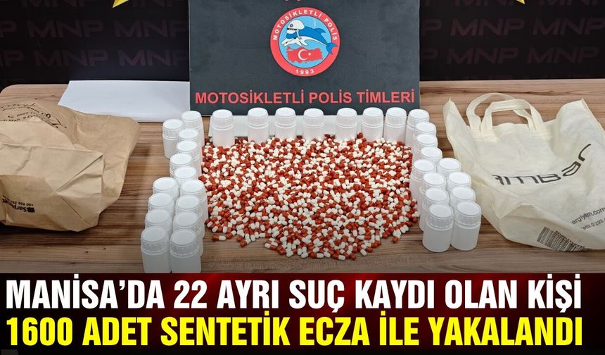 Manisa'da şüpheli şahsın üzerinden uyuşturucu çıktı: Suç kaydı ise pes dedirtti