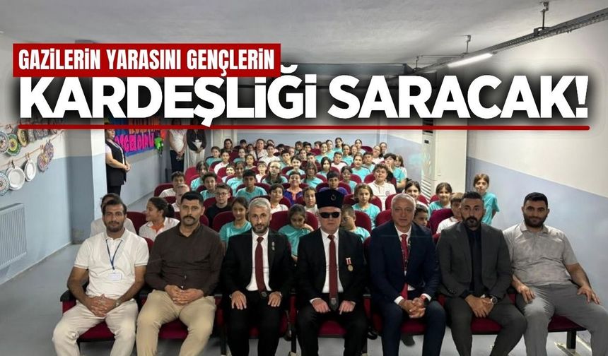 Manisa'da gaziler öğrencilerle buluştu!