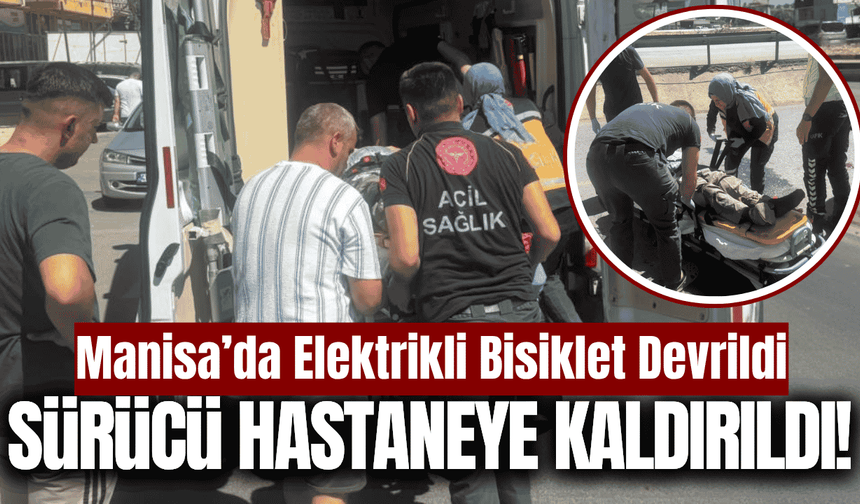 Manisa'da korkutan kaza: Sürücü yaralandı!