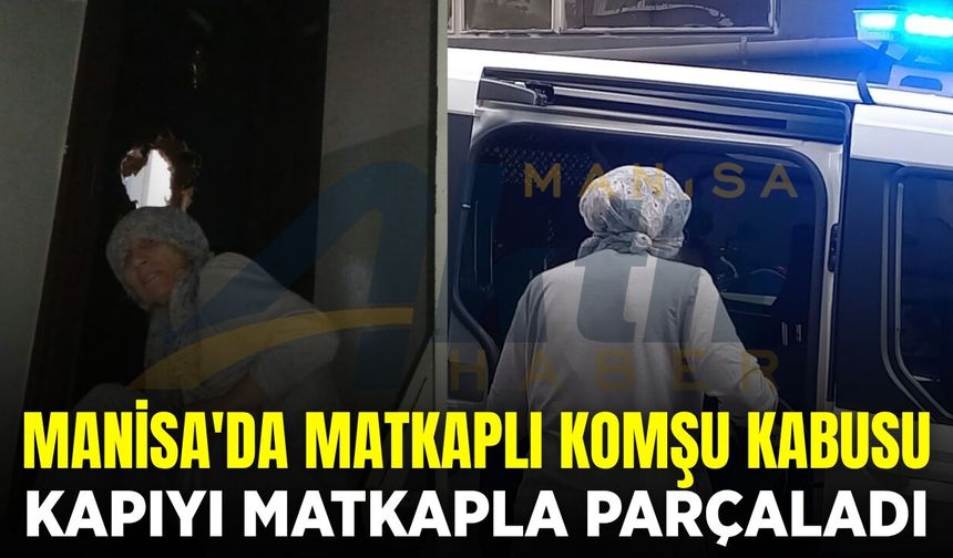 Manisa'da apartman sakinlerini bezdiren kabus müdahaleyle son buldu