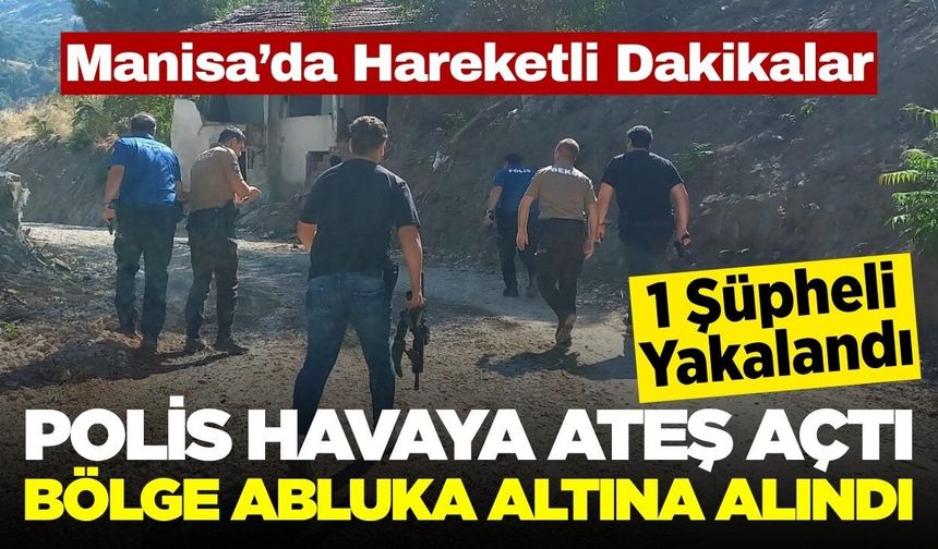 Manisa'da silahlı saldırı şüphelisi için operasyon