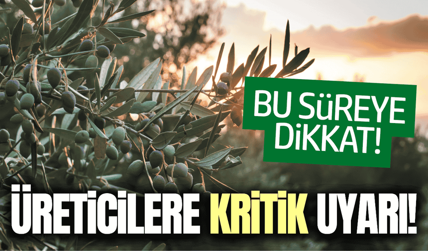 Manisa'da üreticilere hasat öncesi kritik uyarı!