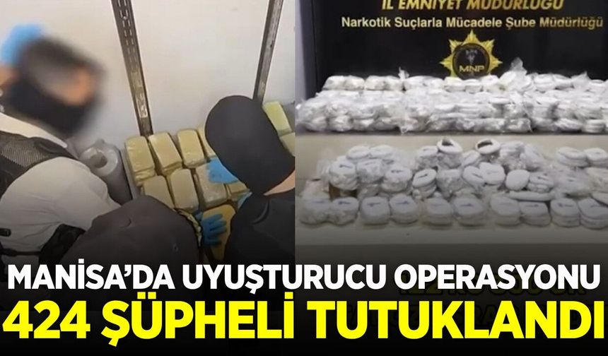 Manisa’da operasyon: 894 şüpheli yakalandı!