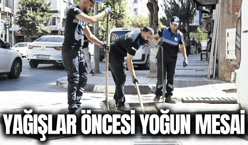 MASKİ ekiplerinden yağışlar öncesi yoğun mesai