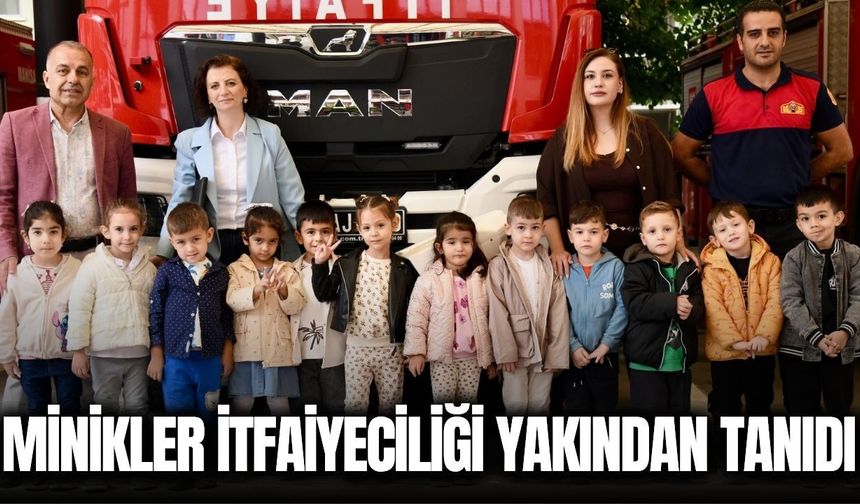 Yunusemreli miniklerden İtfaiye Haftası'nda anlamlı ziyaret!
