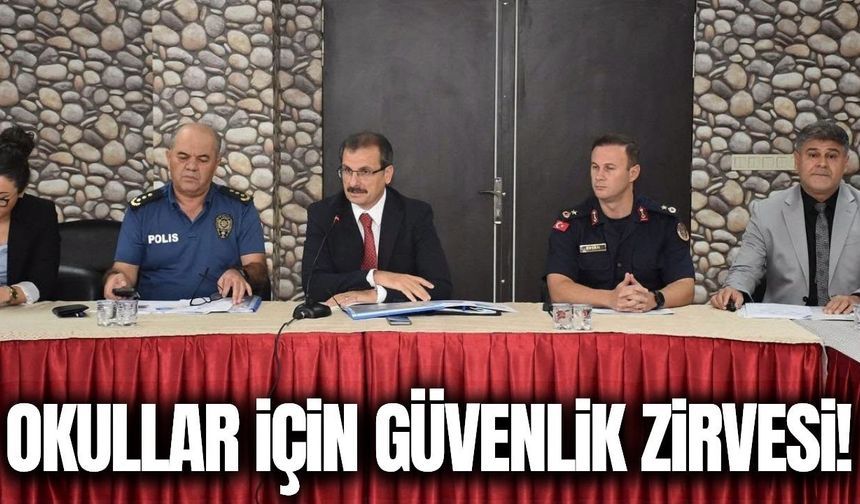 Salihli'de okul güvenliği için kritik toplantı!