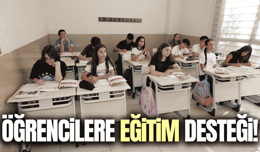 Şehzadeler Belediyesi'nden liseli öğrencilere destek!