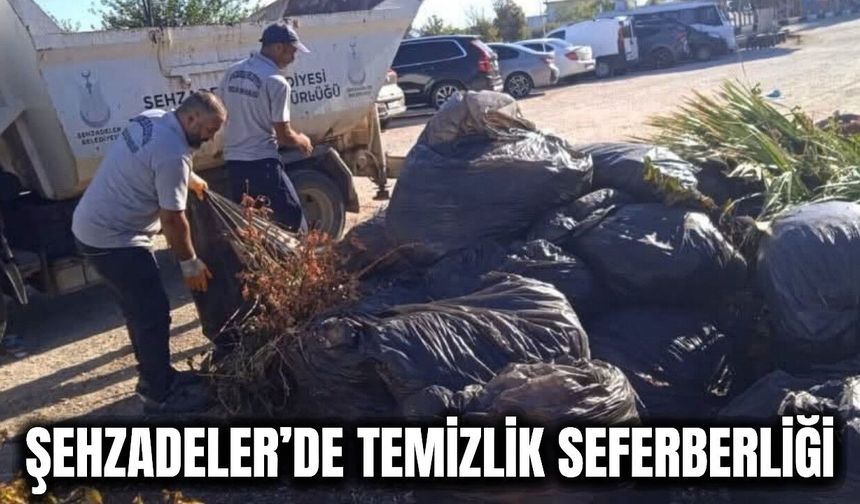 Şehzadeler’de Temizlik Seferberliği: Atık Eşyalar Toplanıyor