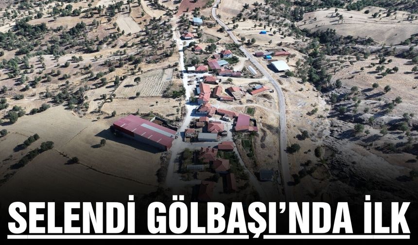 Selendi’nin sınır mahallesinde tarihi ilk