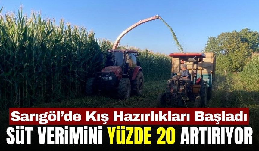 Sarıgöl'de hayvancıların kış hazırlığı başladı!