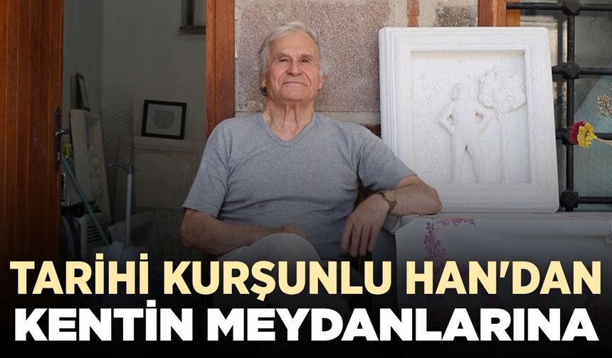 Manisa’nın heykel ustası Cengiz Sevener’in ilham veren öyküsü