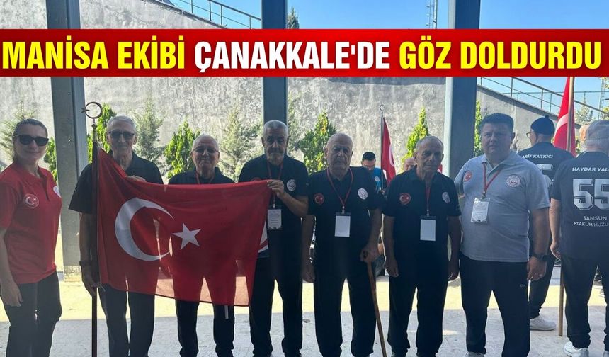 Turgutlu Huzurevi Bocce takımı sahneye çıktı