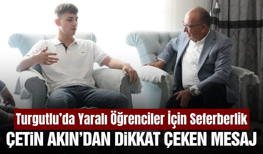 Turgutlu’da okul saldırısı sonrası Çetin Akın’dan dikkat çeken mesaj!