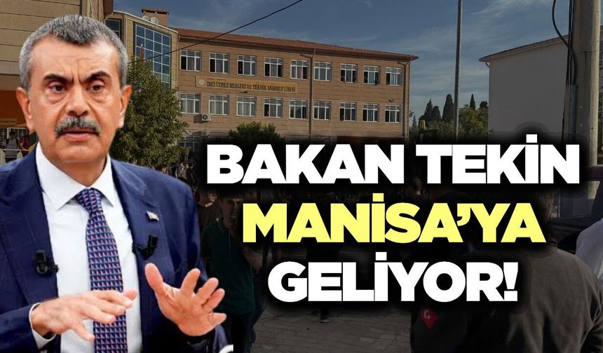 Turgutlu’daki saldırı Ankara’yı harekete geçirdi: Bakan Tekin Manisa’ya geliyor