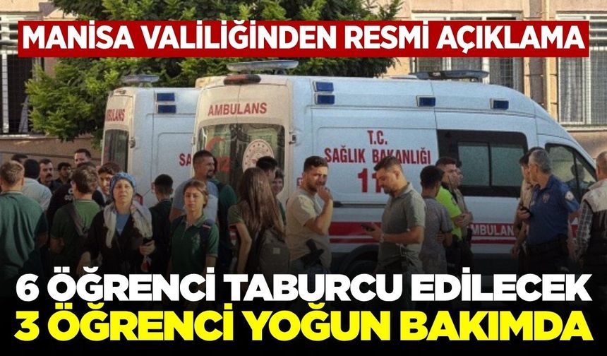 Turgutlu’daki Saldırıda Yaralanan Öğrencilerin Sağlık Durumuyla İlgili Valilikten Açıklama Geldi