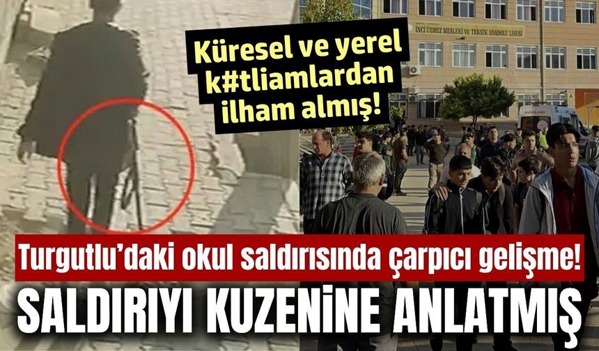 Turgutlu'daki saldırının k#n donduran detayları ortaya çıktı! 1 ay önce kuzenine söylemiş