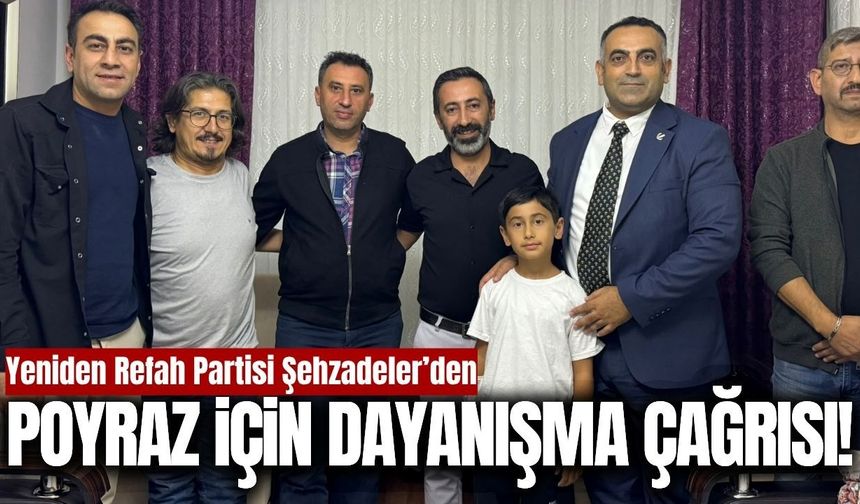 Yeniden Refah Partisi Şehzadeler'den DMD hastası Poyraz’a ziyaret!
