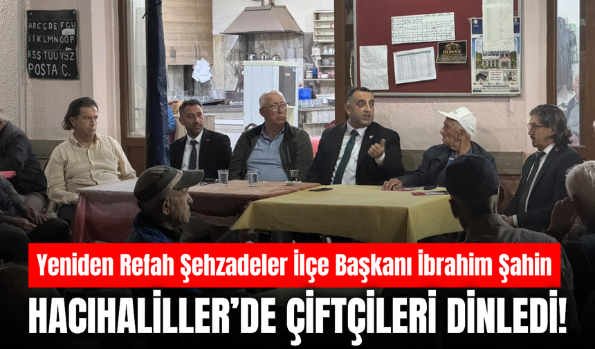 Yeniden Refah Partisi Şehzadeler İlçe Başkanı İbrahim Şahin: "Vatandaş Geçim Derdinde, Bir Dokunduk Bin Ah İşittik"