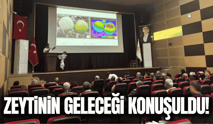 Kırkağaç'ta "Zeytincilik Tarımı" seminerine üreticilerden yoğun ilgi