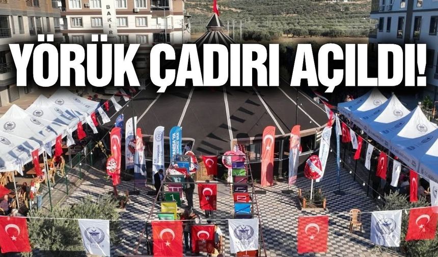 Akhisar'da Yörük Çadırı açıldı!