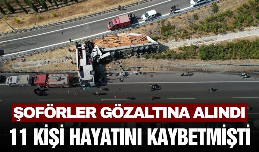Akhisar’daki feci kazanın ardından 2 şoför gözaltına alındı!