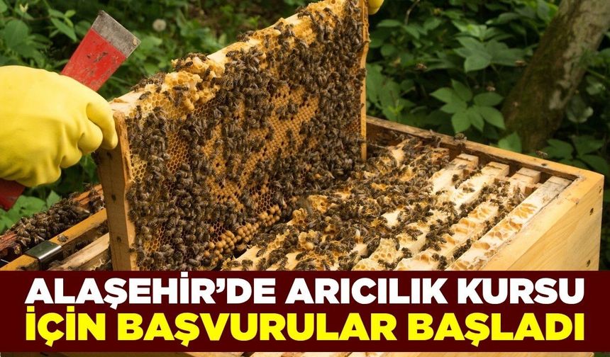 Alaşehir’de Arıcılık Kursu İçin Başvurular Başladı