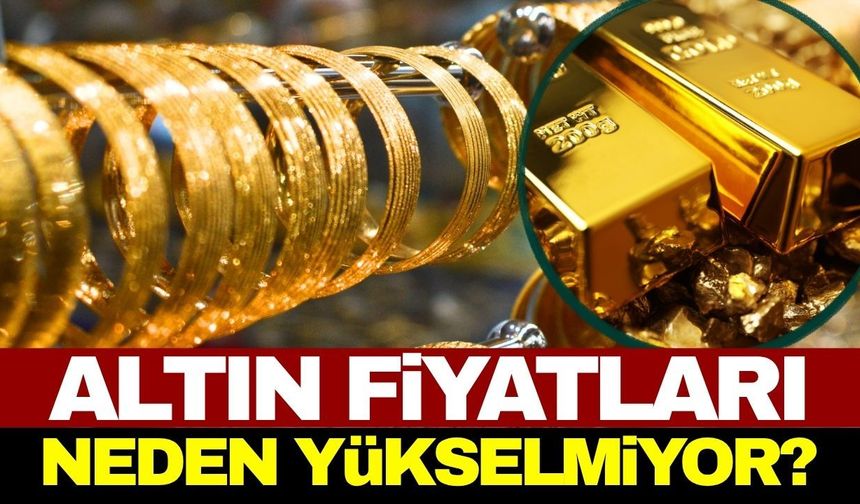 Altın fiyatları neden yükselmiyor? İşte öne çıkan sebepler