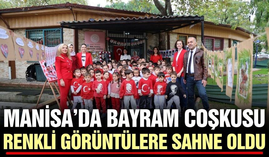 Manisa'da minikler "Cumhuriyet" coşkusunu baloyla kutladı
