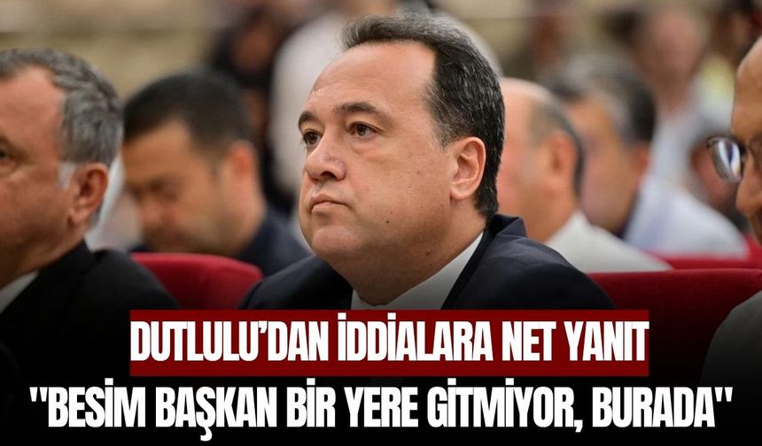 Besim Dutlulu’dan ‘buradayım’ yorumu