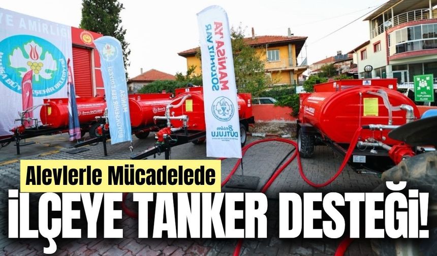 Büyükşehir'den ilçeye 4 yeni su tankeri desteği!