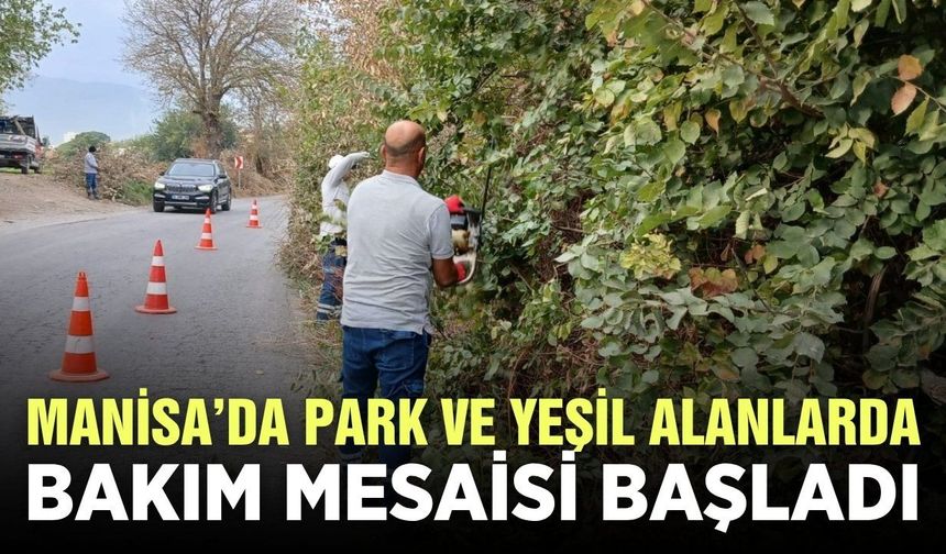 Daha yeşil bir Manisa için sahada yoğun mesai