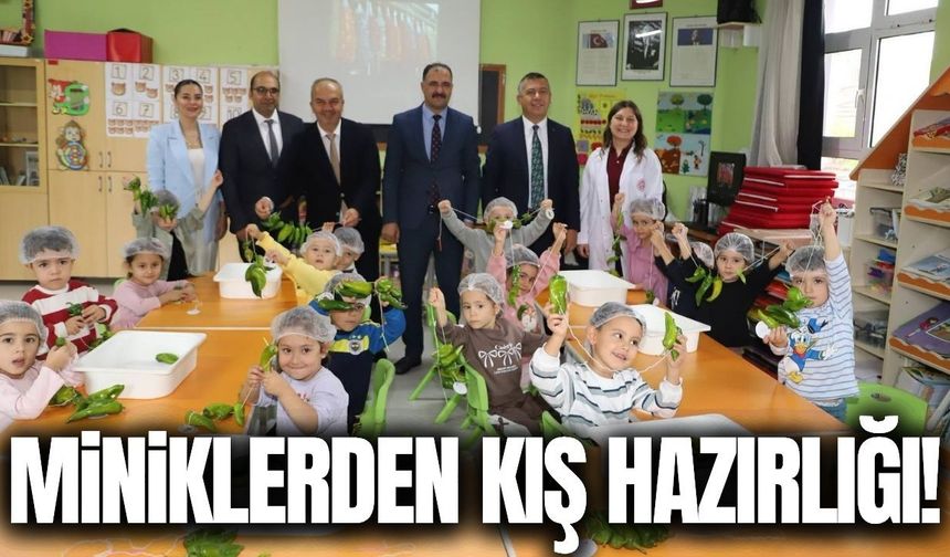Demirci’de minik öğrenciler kış hazırlıklarını öğrendi