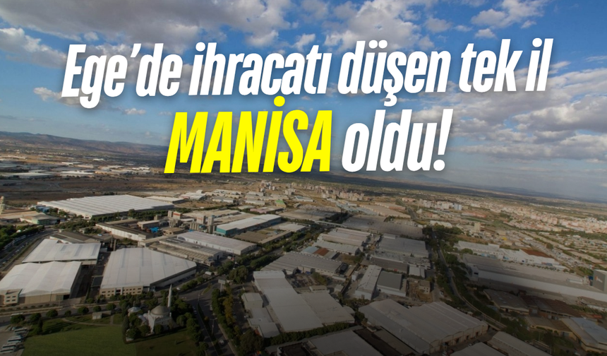 Manisa, Ege Bölgesi’nde ihracatı düşen tek il oldu