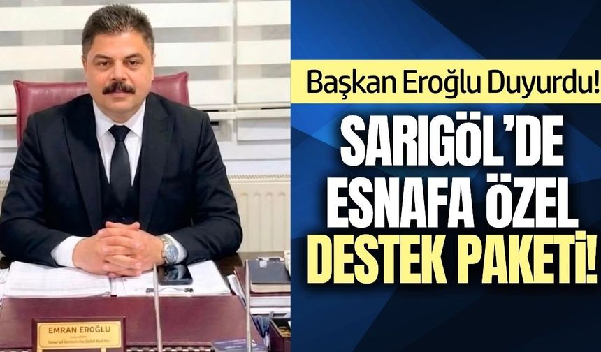 Emrah Eroğlu duyurdu: Sarıgöl esnafına Garanti BBVA’dan destek paketi