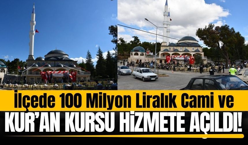 Gördes Şehit Makbule Hanım Cami ve Kur’an Kursu Açıldı