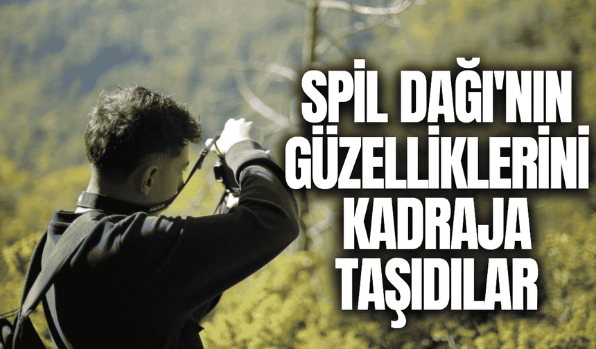 Manisa’da 35 kişi Spil Dağı’nın zirvesine yürüdü!