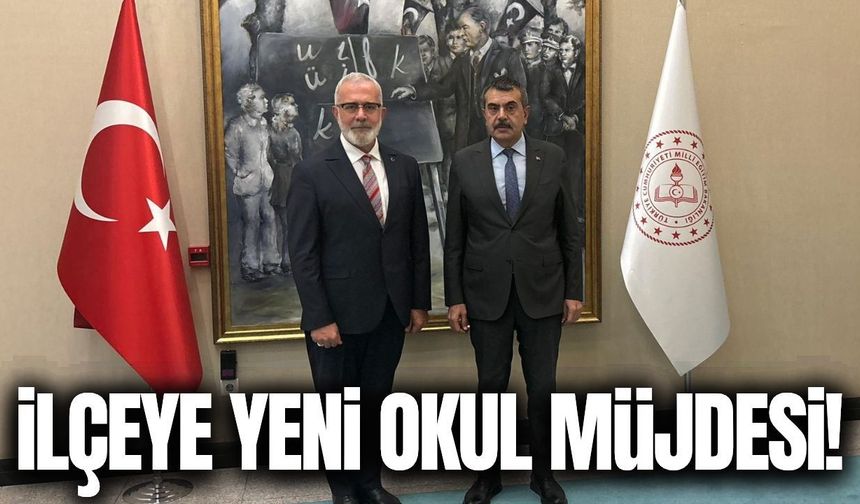 Yenişehirlioğlu duyurdu: İlçeye yeni okul müjdesi!