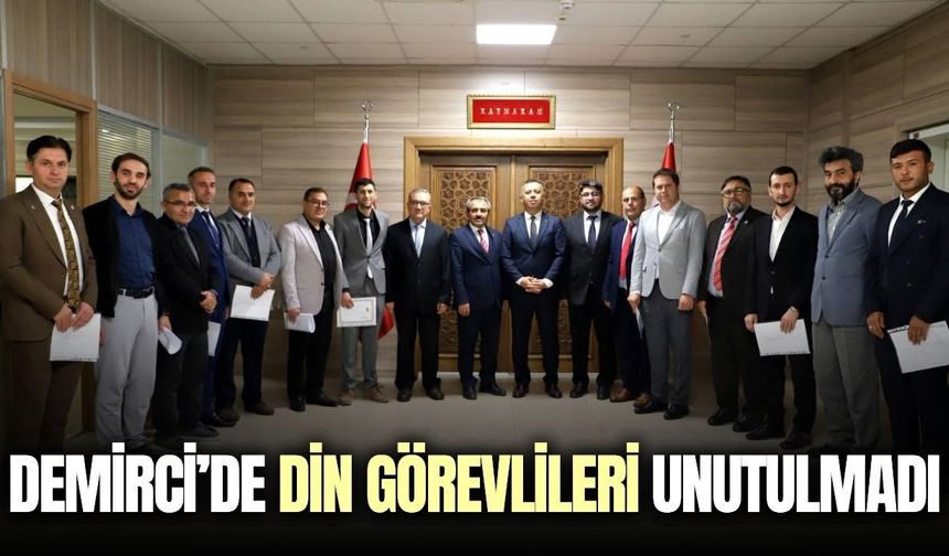 Kaymakam Bayram’dan din görevlilerine anlamlı ziyaret