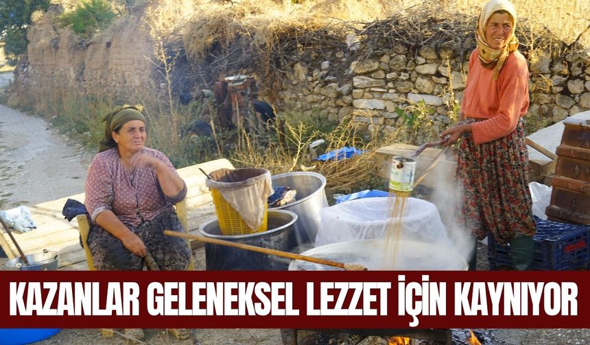Denizli'de hummalı çalışma: Kazanlardan kapış kapış gidiyor